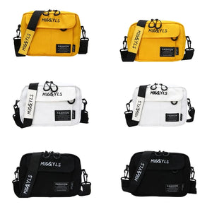 D0LF Canvas Messenger Bag Anti Theft Handbags Women Crossbody Bag Yellow