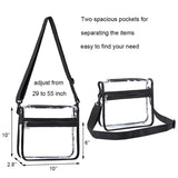 Clear Crossbody Stadium Approved Shoulder Tote Bag