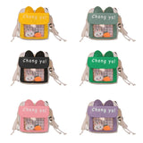 D0LF Crossbody Messenger Bag for Girls Teens Canvas Shoulder Bags with Dolls