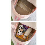 D0LF Holographic Backpack for Women College School Bags Teenage Girls