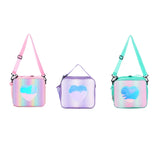 Holographic Insulated Lunch Bag for Women - Office Cooler Tote Organizer