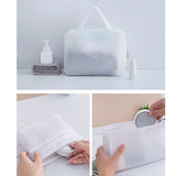 D0LF Large Capacity Cosmetic Bag Wash Bag Transparent