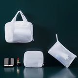 D0LF Large Capacity Cosmetic Bag Wash Bag Transparent