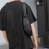 D0LF Men Fanny Pack Outdoor Sports Waist Bag Phone Pouch