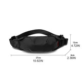 D0LF Men Fanny Pack Outdoor Sports Waist Bag Phone Pouch