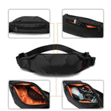 D0LF Men Fanny Pack Outdoor Sports Waist Bag Phone Pouch