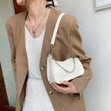 D0LF Leather Messenger Bag Shoulder Bag for Evening Party Shopping