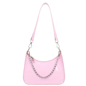 D0LF Leather Messenger Bag Shoulder Bag for Evening Party Shopping