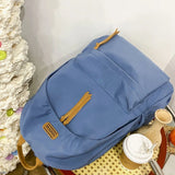 D0LF Women Backpack Nylon Casual Rucksack Large Capacity School Bookbag