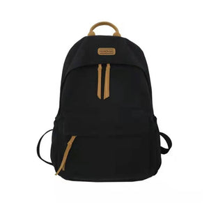 D0LF Women Backpack Nylon Casual Rucksack Large Capacity School Bookbag