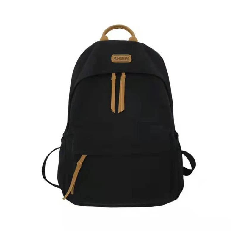 D0LF Women Backpack Nylon Casual Rucksack Large Capacity School Bookbag