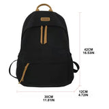 D0LF Women Backpack Nylon Casual Rucksack Large Capacity School Bookbag