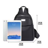 D0LF Women Backpack Purse Nylon Lightweight Casual Travel Ladies Shoulder Bag