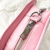 D0LF Mushroom Shape PU Leather Shoulder Crossbody Bag Tote Chain Satchel Purse