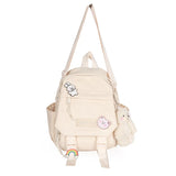 D0LF Women Nylon Backpack Convertible Shoulder Bags
