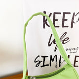 D0LF Women Retro Handbag Nylon Shoulder Underarm Top Handle Bag