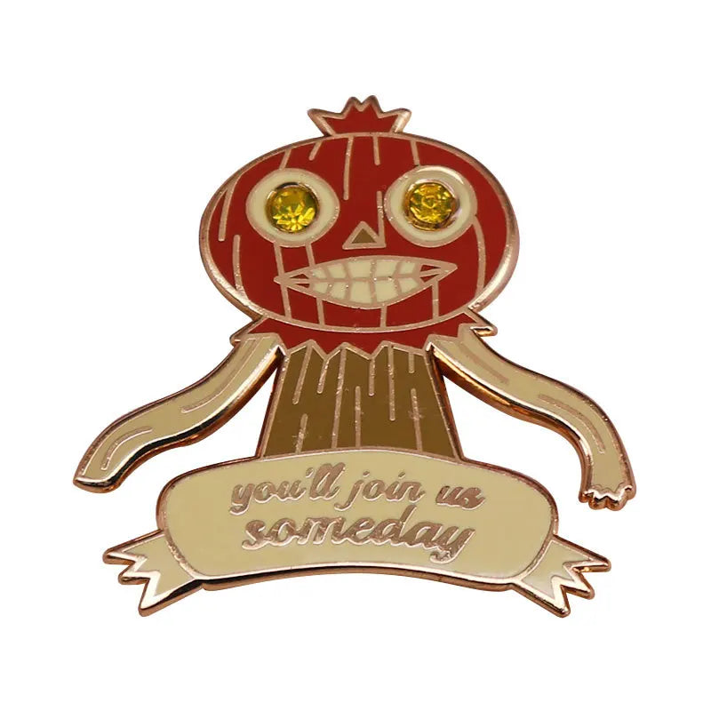 Halloween Pumpkin Enamel Brooch Pin Backpack Hat Bag Lapel Pins Badges