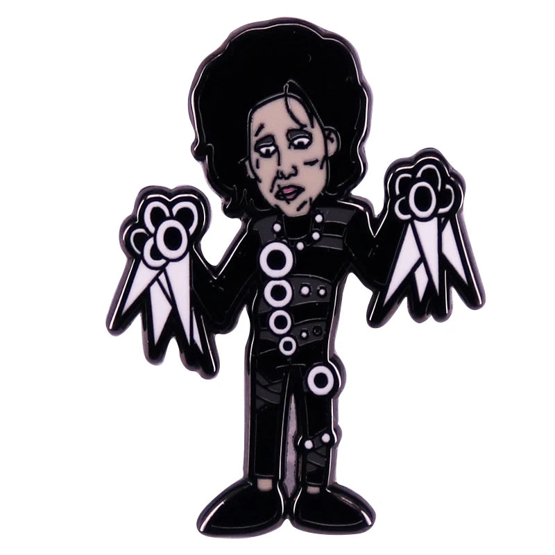 Horror Movie Character Halloween Enamel Pin Lapel Pin for Backpack Brooches