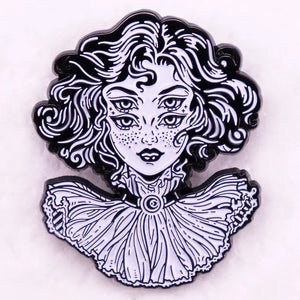 Halloween Horror Brooch for Clothes Lapel Pin Girls' Enamel Pin Jewelry