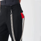 Metal Chain Shoulder Bag Mini Chest Bag Women Motorcycle Bags Coin Purse Ins Hot