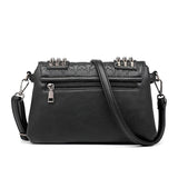 Skull Rivet Shoulder Bag Punk Style Crossbody Bags for Women