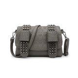 Skull Rivet Shoulder Bag Punk Style Crossbody Bags for Women
