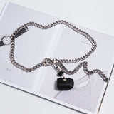 Personality Metal Chain Waist Chain with Detachable Mini Bag Key Pendant