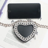 Plush Belt Bag Women's Diamond Mini Waist Pack Fur Fanny Pack ZM1194