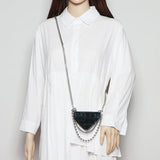 Patent Leather Crocodile Belt Bag for Girl ZM1377