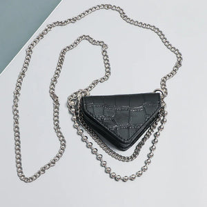 Patent Leather Crocodile Belt Bag for Girl ZM1377