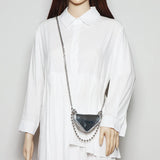 Patent Leather Crocodile Belt Bag for Girl ZM1377
