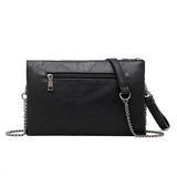 Rivet Envelope Bag Chain Shoulder Clutch for Women ZM0927