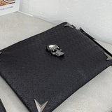 Skull Clutch Bag Ghost Head Shoulder Bag Punk Retro Wrist Bag