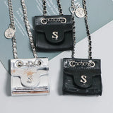 Women's Waist Bag Metal Rivet Messenger Bag ZM1375