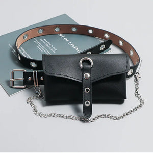 Metal Chain Fanny Packs for Women Waist Bag ZM1371