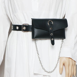 Metal Chain Fanny Packs for Women Waist Bag ZM1371