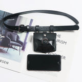 Retro Belt Bag Mini Waist Bag Small Square Fanny Pack Purse ZM1256