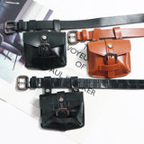 Retro Belt Bag Mini Waist Bag Small Square Fanny Pack Purse ZM1256