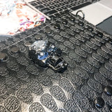 Rock Style Skull Rivet Shoulder Bag Large Capacity Envelope Clutch