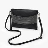 Soft Leather Crossbody Bag with Tassel Chain for Women