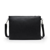 Soft Leather Crossbody Bag with Tassel Chain for Women
