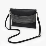 Soft Leather Crossbody Bag with Tassel Chain for Women