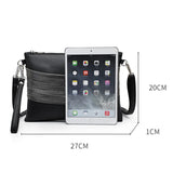Soft Leather Crossbody Bag with Tassel Chain for Women