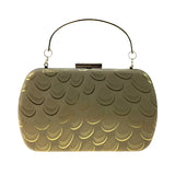 DAIWEI Women's Formal Wedding Evening Clutch with Diamonds PU Leather LACE