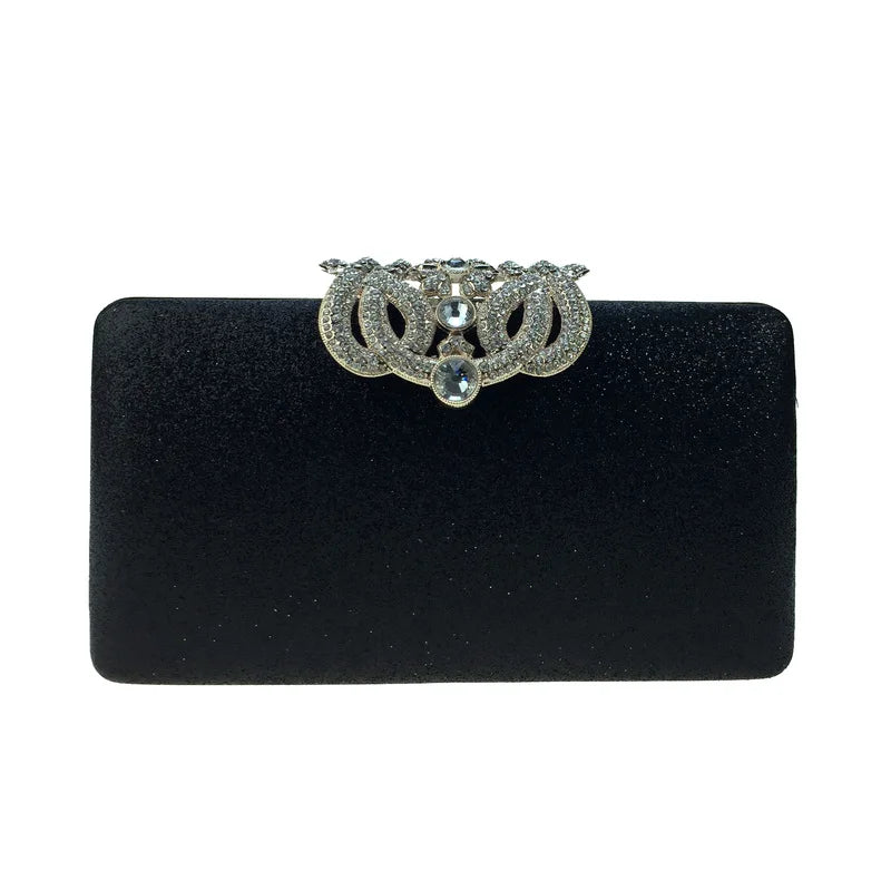 DAIWEI Women's Diamond Clutch Evening Bag