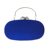 DAIWEI Women's Evening Bag with Diamonds SILVER