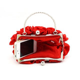 DAIWEI Women's Evening Bag Flower Bride Purse Party Wedding Clutch