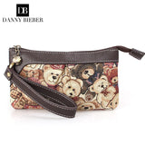 DANNY BIEBER Small Bear Bag Lady Wallet Clutch Evening Bag