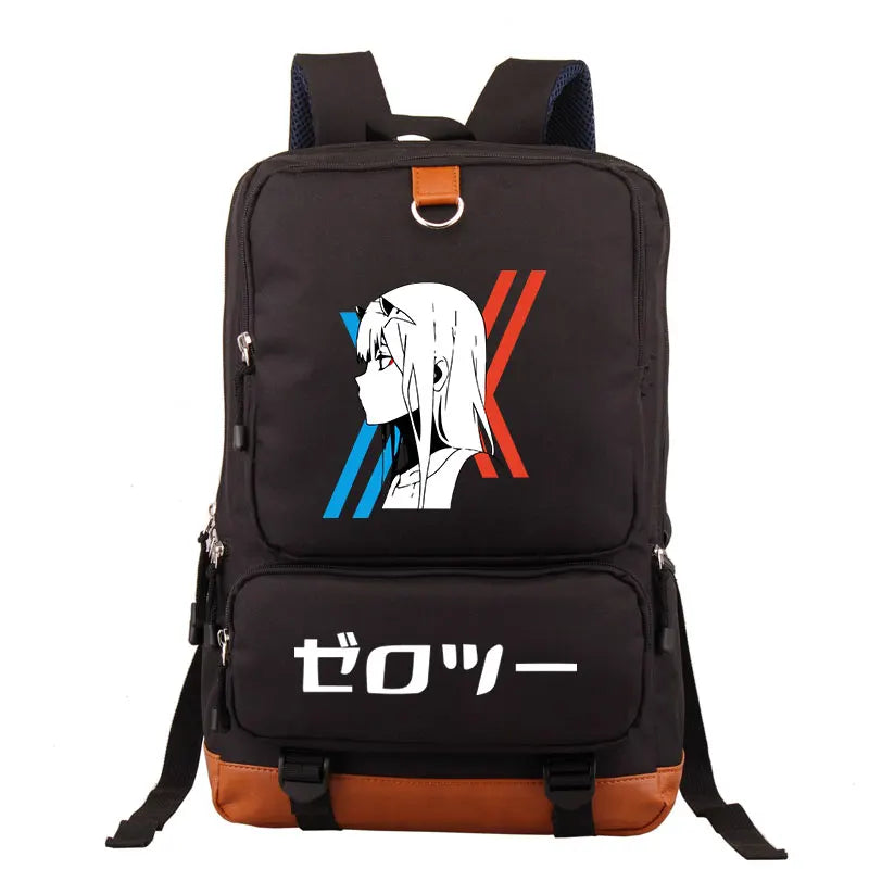 DARLING In The FRANXX Women Casual Schoolbag Laptop Backpack
