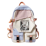 Zero Two Backpack Teenagers Girls/Boys School Bags Anime Laptop Bookbag